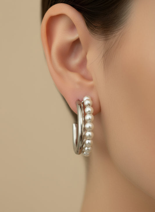 Orecchini “Silver vibes ”