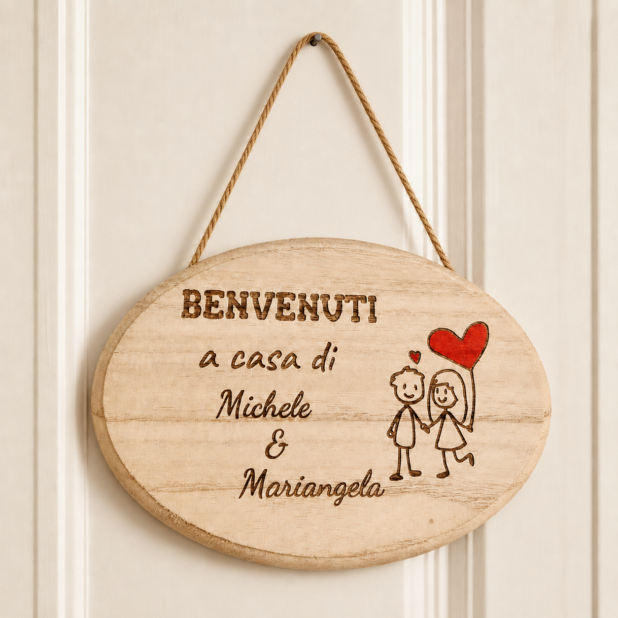 Targhetta fuori porta “Love”