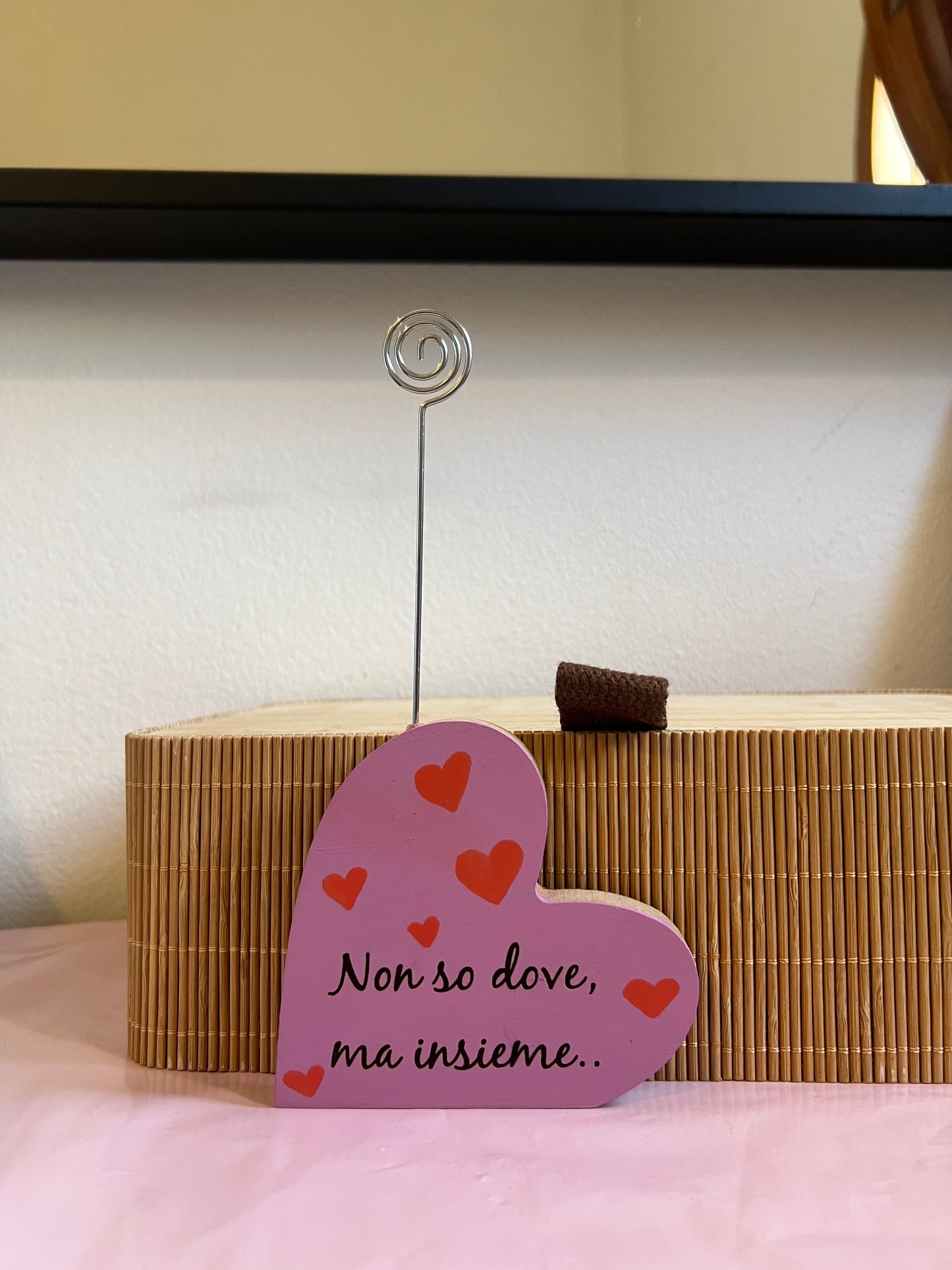 Portafoto "Non so dove ma insieme "