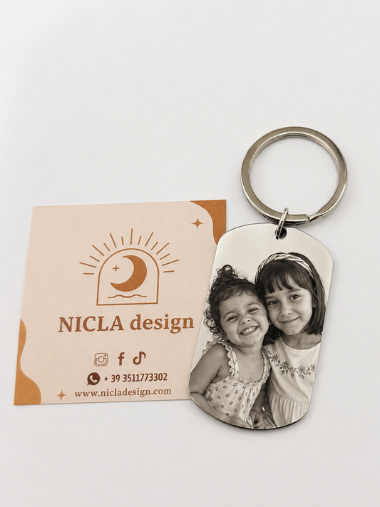 Portachiavi - Foto incisa